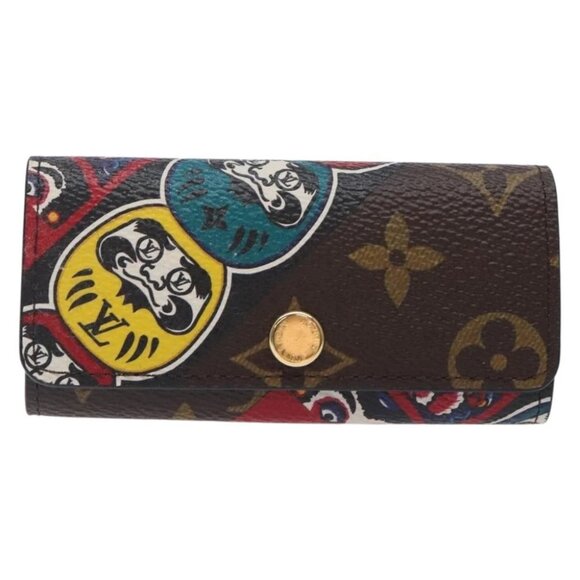 LOUIS VUITTON Monogram Kabuki Daruma Multicles 4 Key Case - Picture 1 of 15